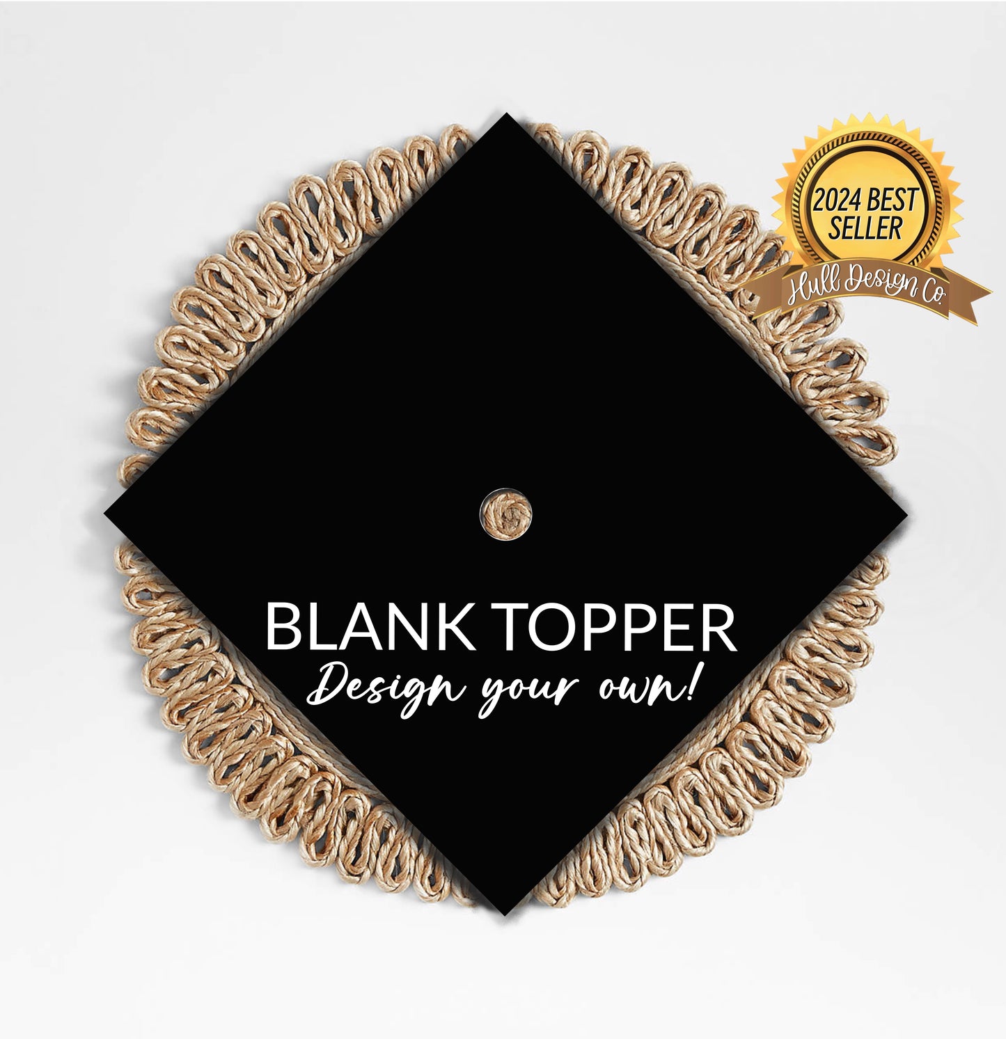 Blank Cardstock Graduation Cap Topper