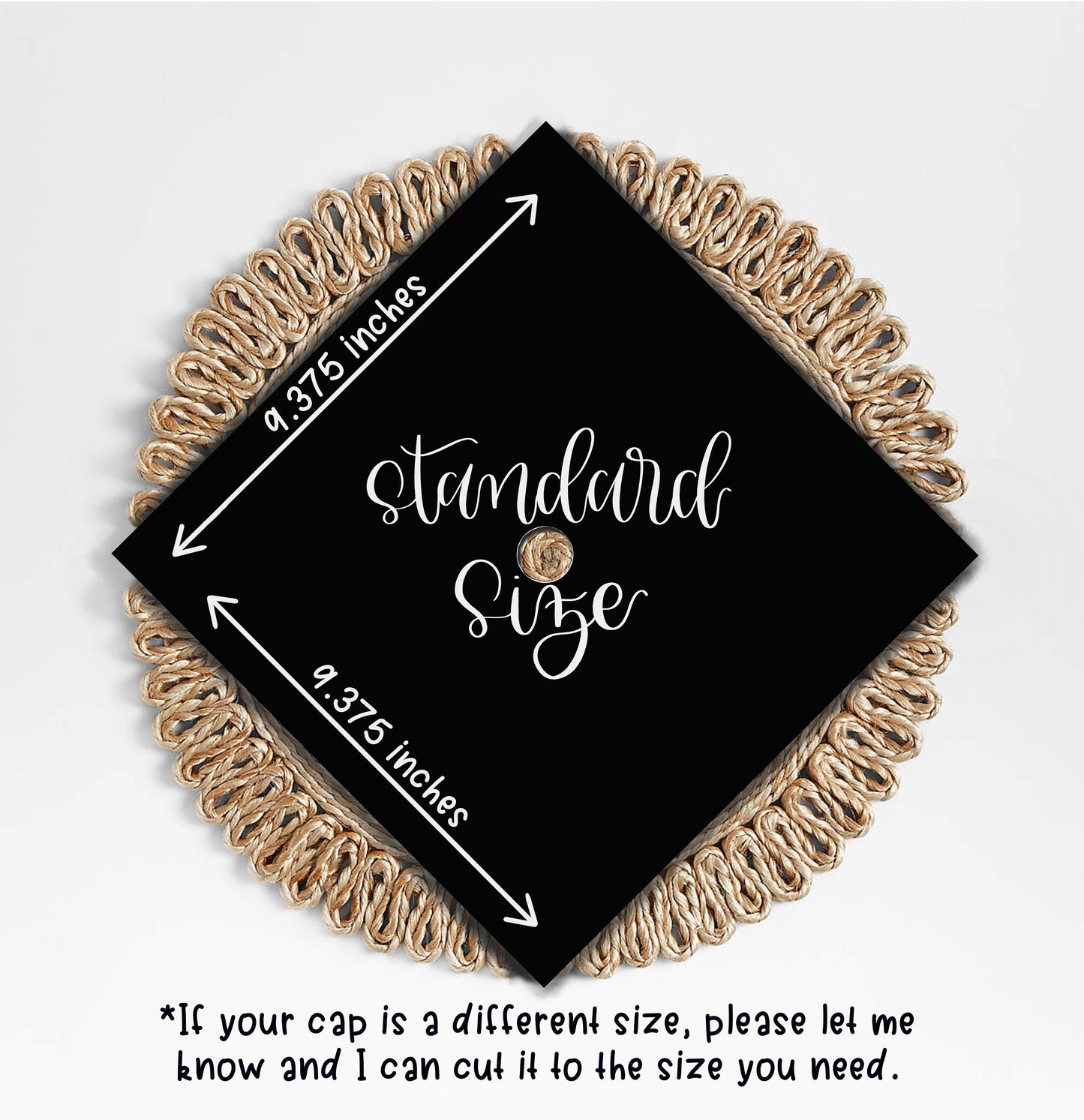 Blank Graduation Cap Topper