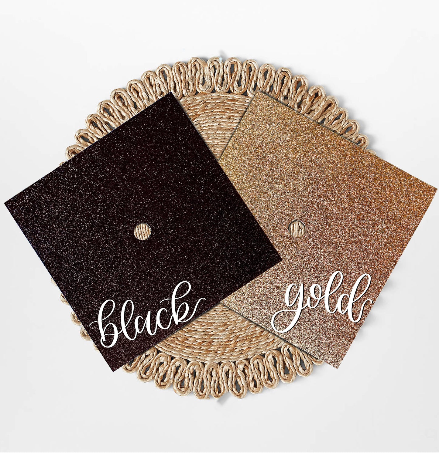 Blank Glitter Graduation Cap Topper