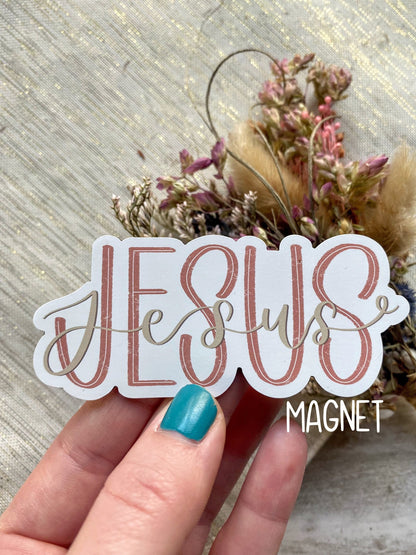 1.5 x 3.5 in. Christian Jesus Magnet