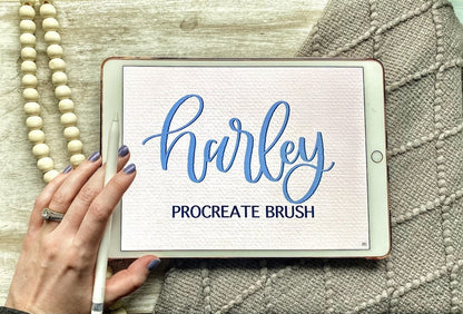 Harley Procreate Calligraphy Brush | Instant Download