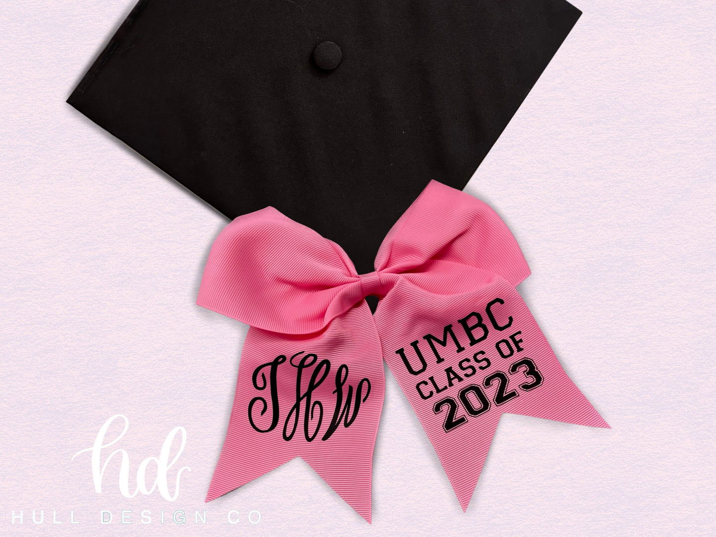 Custom Graduation Cap Bow | Custom Monogram Bow | Grad Cap Bows | Graduation Cap Bow | Monogrammed Bow | Graduation Accessories