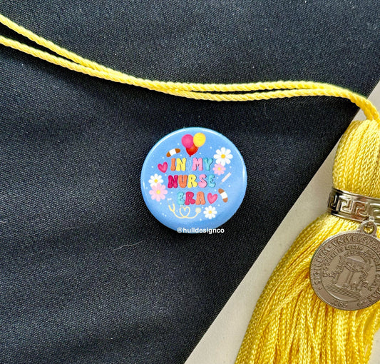 1.25 x 1.25 in. Nurse Era Button