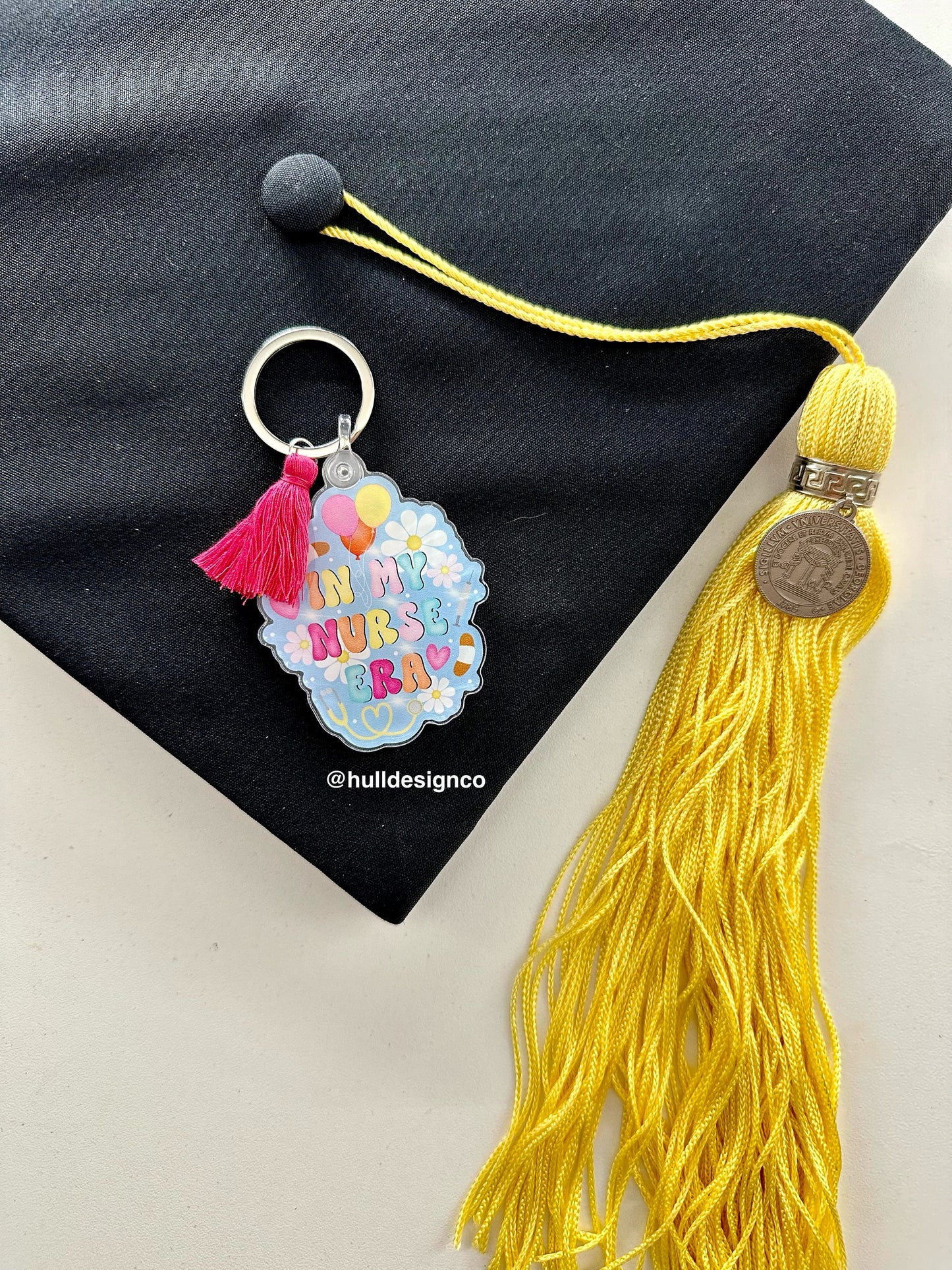 "Groovy Nurse" Graduation Cap Topper