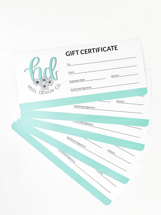 Gift Certificate for a Custom Graduation Cap Topper