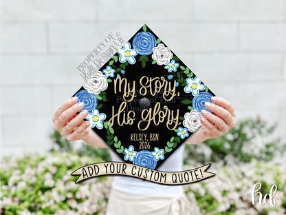 Custom "The Emily" Graduation Cap Topper