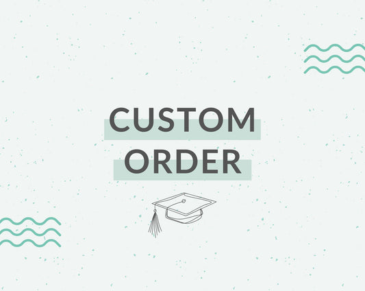 Custom Order for a Painted Grad Cap Topper