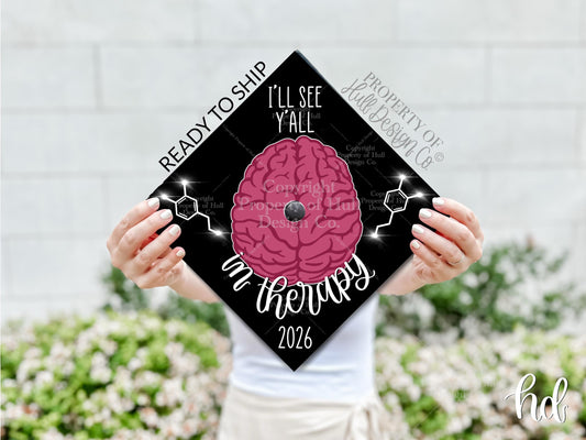 READY TO SHIP Speech Language Pathologist Graduation Cap Topper