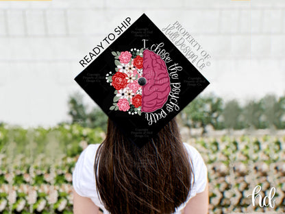 READY TO SHIP Therapist Graduation Cap Topper