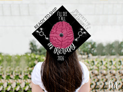 READY TO SHIP Speech Language Pathologist Graduation Cap Topper