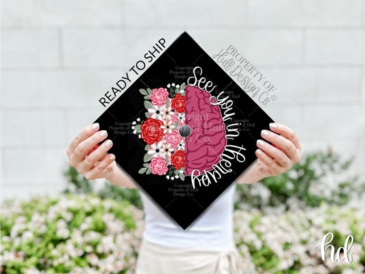 READY TO SHIP Psychology Graduation Cap Topper
