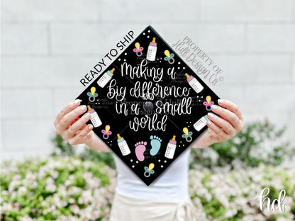 READY TO SHIP Labor and Delivery Nurse Graduation Cap Topper