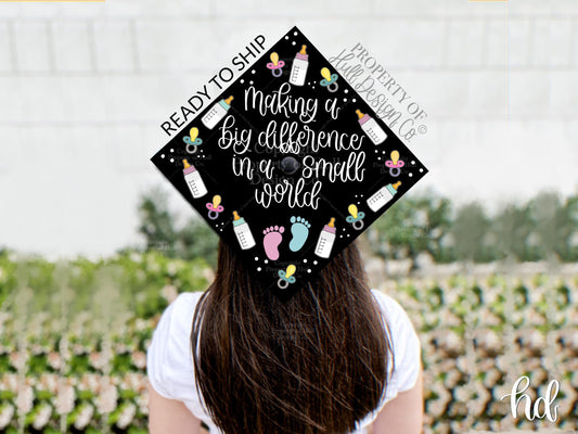 READY TO SHIP Labor and Delivery Nurse Graduation Cap Topper