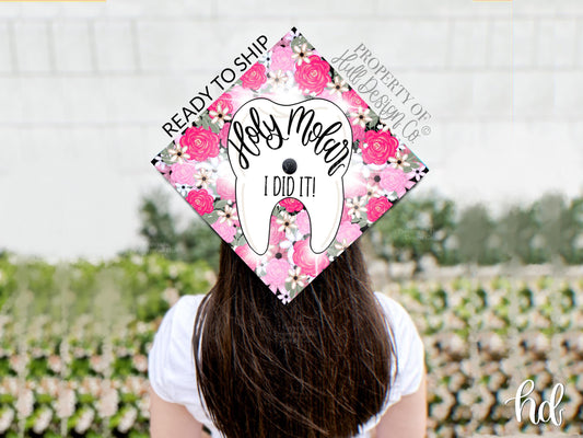 READY TO SHIP Dental Hygiene Graduation Cap Topper