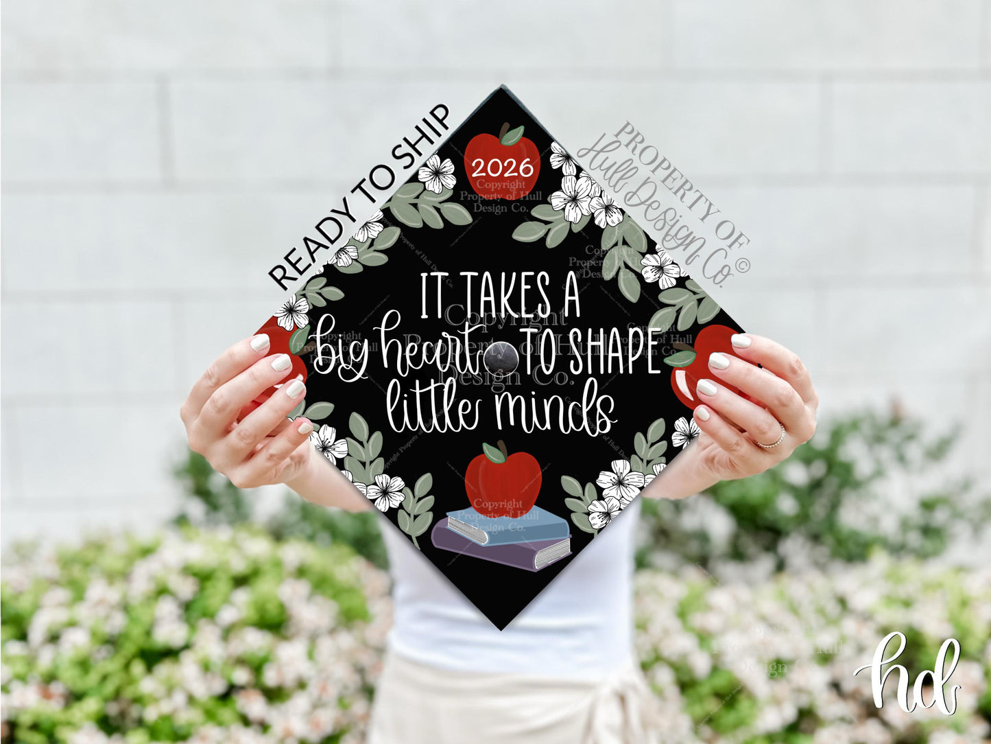 READY TO SHIP Teacher Graduation Cap Topper